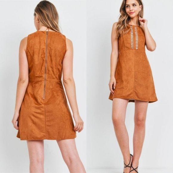 Suede mini dress - Picture 3 of 3